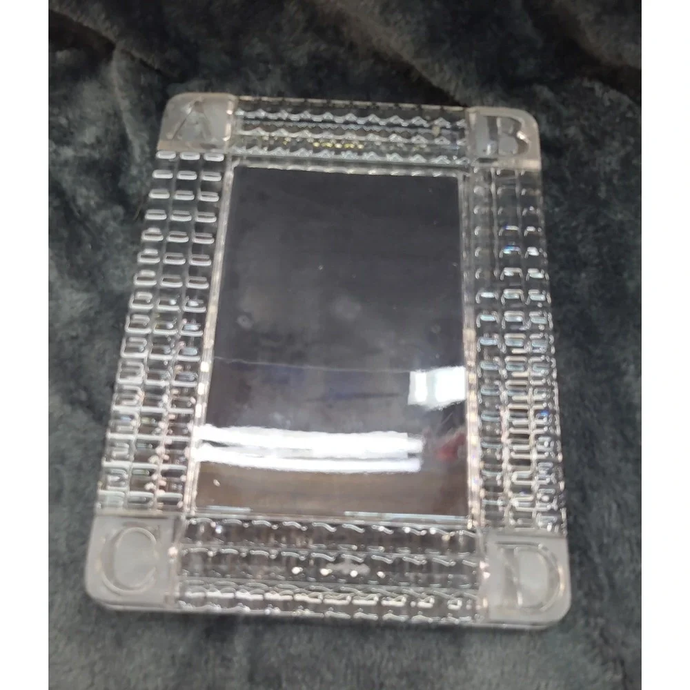 Waterford Crystal ABCD Alphabet Baby Picture Frame for 4x6 Photos Vintage